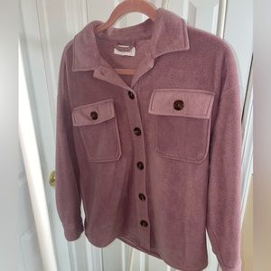 Fleece button up